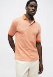 Поло Armani Exchange Polo shirt, Orange Rust/Orange - фото 5