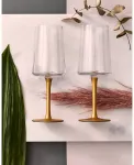 Набор бокалов для вина «Creations of curious», 2 предмета Spode, gold-tone - фото 3