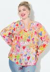 Блуза Angel of Style HEART PATTERN LONG SLEEVES, Multicolour/Multi-Coloured - фото