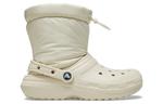 Кроссовки classic lined neo puff boots 'beige' Crocs, бежевый - фото 3