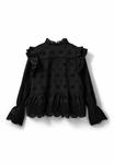 Блуза Sofie Schnoor Blouse, Black - фото 6