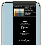 Простыня Schlafgut светло-голубой, 90-100/190-220 см - фото 2