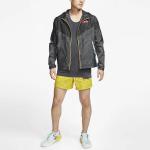 Куртка Nike Windrunner hooded Trail Running Jacket Black, черный - фото 2