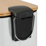 Бак с педалью Relaxdays, белый - фото 5