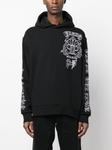 Худи с вышитым логотипом Philipp Plein, черный - фото 3