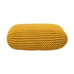 Подушка на пол Homescapes groß 100% Baumwolle, желтый - фото