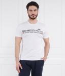 Футболка мужская Aeronautica Militare с логотипом бренда, белый - фото 3