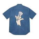 Рубашка Supreme Doughboy Short-Sleeve Work Shirt 'Denim' - фото 2