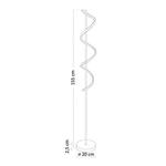 Торшер KOSILUM, 20x20x155 см, черный - фото 2