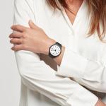 Унисекс белые часы 41 мм SO29B703 SWATCH - фото 4