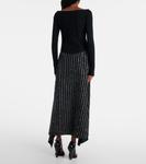 Вязаный топ Mugler, черный - фото 3