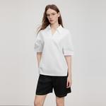 ELLE Рубашка Women's White Lapel Moderate - фото 3