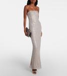 Платье Xyla с пайетками Simkhai, серебряный - фото 2