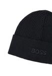 Шапка BOSS Beanie, Dark-Blue/Dark Blue - фото 3