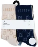 Детские носки Monogram Essential Crew, 6 пар, размер 7-11 Jordan, мультиколор - фото 3