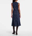 Джинсовое платье миди с принтом Etro, Denim Blue Scuro - фото 3