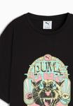 Футболка Puma Print T-shirt, Black - фото 6