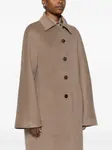 Однобортное пальто MAX MARA, коричневый - фото 3