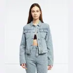 Джинсовая куртка стандартного кроя Actitude_Twinset, синий - фото 2