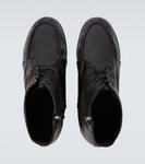 Кожаные дерби-ботинки Auralee, Black - фото 4