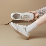 Женские скейтерские кеды Low Top AGSDON, Экрю - фото 4