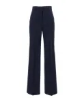 Широкие брюки Max Mara Studio, синий - фото
