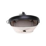 LONGCHAMP Маленькая сумка ведро из канвы Розо - фото 6