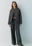 Утепленная легкая куртка Pull&Bear, Dark Grey - фото 2
