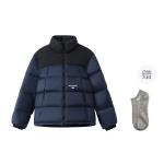 Пуховик унисекс Skechers, синий - фото