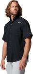 Columbia Men's Silver Ridge Blocked Long Sleeve Shirt, Black - фото 3