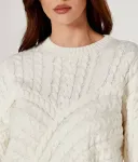 Свитер Эксетер regular fit Desigual, экрю - фото 4