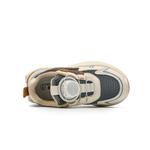 Детские противоскользящие дышащие кеды WARRIOR, бежевый/синий - фото 9