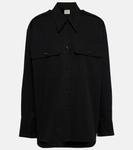 Рубашка missa из хлопка Khaite, черный - фото