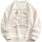 Толстовка унисекс Doraemon, черный - фото 10