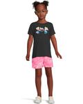 Футболка Under Armour Kids Wave Logo Tee, черный - фото 4