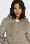 Флисовая куртка ONLY ONLANNA, Pure Cashmere/Beige - фото 4