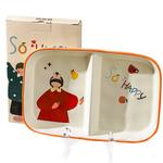 Чаши KAWASIMAYA, 9.5-Inch Grid Plate-Mom - фото