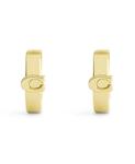 Серьги-кольца Signature C Huggie COACH, Gold - фото 2