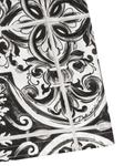 Dolce & Gabbana Kids плавки-шорты с принтом Majolica, черный - фото 3