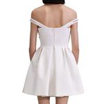 Футболка Self-portrait с кристаллами белая - фото 6