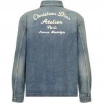 DIOR Джинсовая куртка мужская blue - фото 7