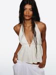 Топ Bershka, белый - фото 2