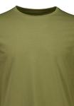 Топ Lindbergh BASIC O-NECK STRETCH LS, Dk Olive/Olive - фото 9