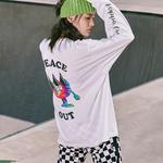 Свитшот унисекс Kappa, Korean White-012 - фото 9