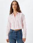 Рубашка Koton, розовый - фото