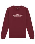 Свитер Watapparel Sweatshirt Schau ma moi dann seng mas scho, бордовый - фото