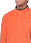 Columbia mens Klamath Range II Half Zip, Zing/Shark - фото 3