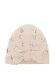 Шапка бини с люверсами Max & Moi, нейтральный - фото 2