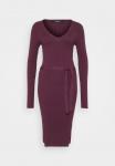 Платье Vero Moda Tall VMSABA V NECK BELT DRESS, Winetasting/Bordeaux - фото 5