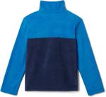 Columbia boys Steens Mountain II 1/4 Snap Fleece Pull-over, Collegiate Navy/Bright Indigo - фото 2